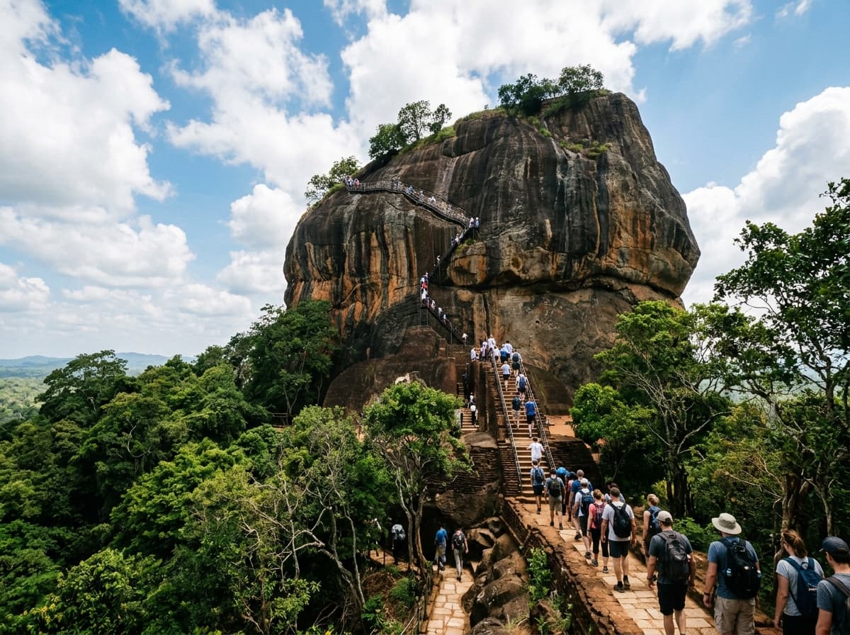 Guided tour of the ancient Sigiriya rock fortress